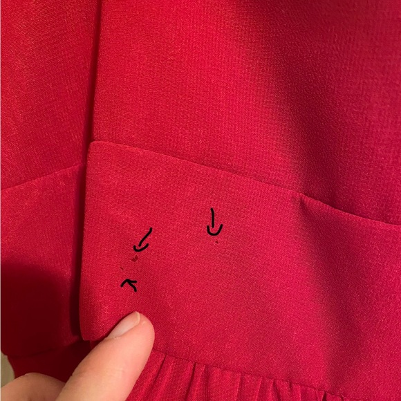 David’s Bridal Spaghetti Strap Chiffon Dress With Beaded Empire - Picture 8 of 9